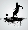 Football player vector image