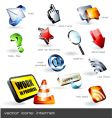 Web icons vector image