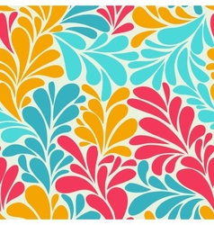 Abstract romantic seamless wallpaper with curls vector image