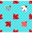 Set of seamless patterns for kid girls vector image