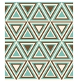 Fashion pattern with triangles vector image