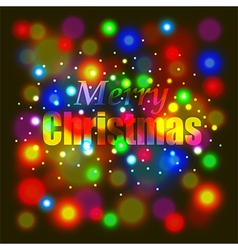 Merry Christmas on colorful background Merry Christmas on colorful background vector image