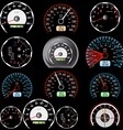 Car speedometers vector image