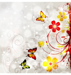 Floral Frame vector image
