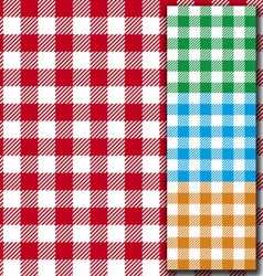 Retro tablecloth texture vector image
