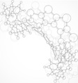 Molecules vector image