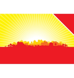 Cityscape background vector image
