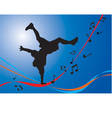Breakdancing vector image