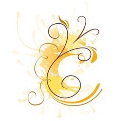 Floral Splash Floral Splash vector image