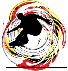 Skater boy vector image