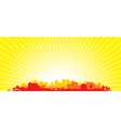 Cityscape background vector image