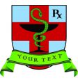 Pharmacy crest vector image