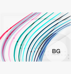 Color stripes wave lines modern geometric Color stripes wave lines modern geometric vector image