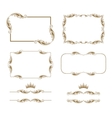 Decorative frame vector image