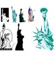 Statue of liberty vector image