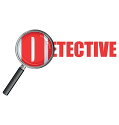 Detective vector image