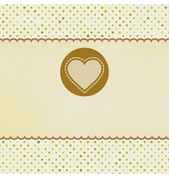 Valentines Heart Card vector image