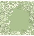 Floral frame vector image