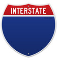 Isolated Interstate Sign vector image