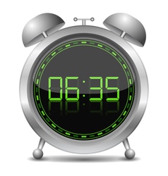 Digital Alarm Clock vector image