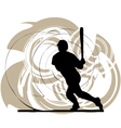 Baseball player vector image