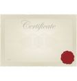 Certificate vector image