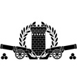 Glory of artillery vector image