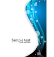 Vector bright blue background vector image