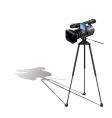 Video camera vector image