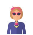 Young Woman Avatar without Facial Features Young Woman Avatar without Facial Features vector image