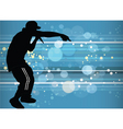Music background vector image