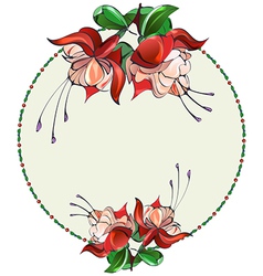 Flora3 w vector image