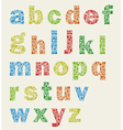 Art alphabet vector image