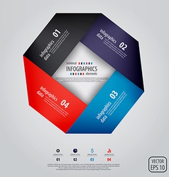 Infographics design 5 vector image