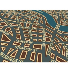 Success street vector image
