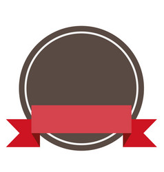 Flat design of banners and labels on white vector image