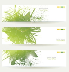 Grunge banners vector image