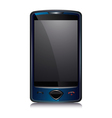 Cell Smart Phone blue vector image