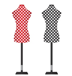 Female Dressmakers Mannequin vector image