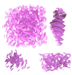 Background of painted brush strokes vector image