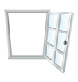 Single window frame vector image
