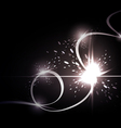 Abstract background - the energy flows vector image