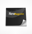 New Magazine blank page template vector image