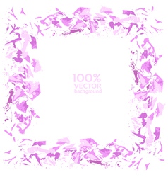Abatract painted by brush pink background vector image