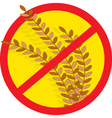 No wheat vector image