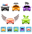 Car icons vector image