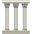 Roman architectural columns vector image
