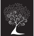 Abstract floral tree vector image