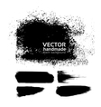 Handmade texture background from brush strokes vector image