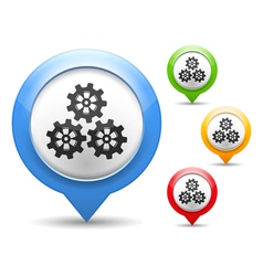 Gears Icon vector image